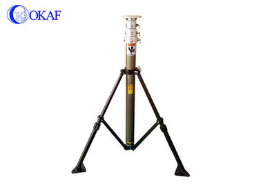 30kg hoofd de Mast van de Ladings Telescopische Camera/van de Driepootmast 6r/Min Omwenteling met Slot